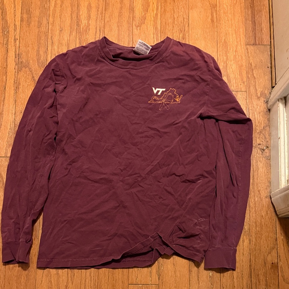 Women’s Maroon Long Sleeve Shirt